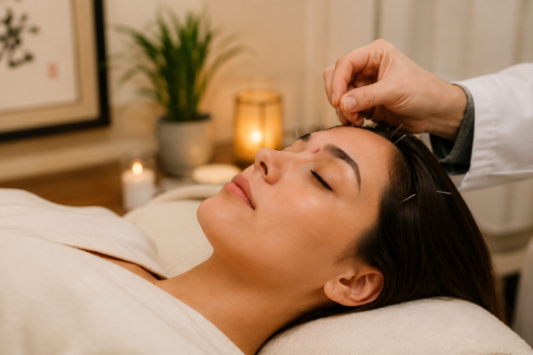 Acupuncture treatment for stress relief and better sleep