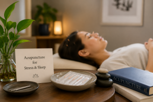 Acupuncture for stress relief and sleep wellness